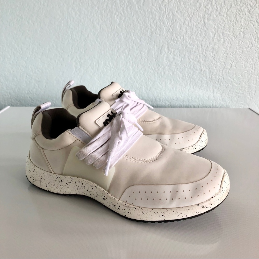 SNIBBS Non Slip Work Shoes Sz 6.5 White Slip Resistant Sneakers